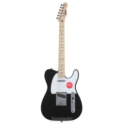  Squier Sonic Telecaster Electric Guitar Essentials Bundle - Black