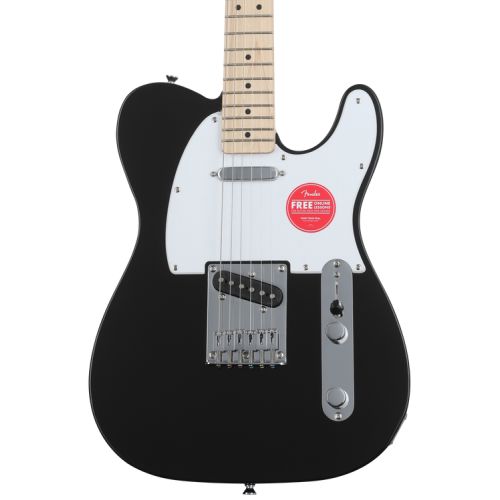  Squier Sonic Telecaster Electric Guitar Essentials Bundle - Black