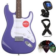 Squier Sonic Stratocaster Electric Guitar Essentials Bundle - Ultraviolet