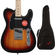 Squier Affinity Series Telecaster Electric Guitar with Gig Bag - 3-Color Sunburst with Maple Fingerboard