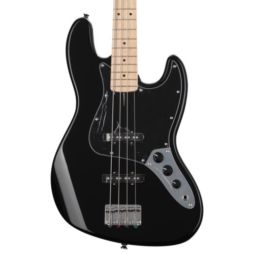  Squier Affinity Series Jazz Bass Essentials Bundle - Black with Maple Fingerboard