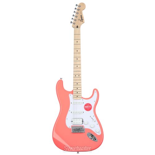  Squier Sonic Stratocaster HSS Electric Guitar - Tahitian Coral