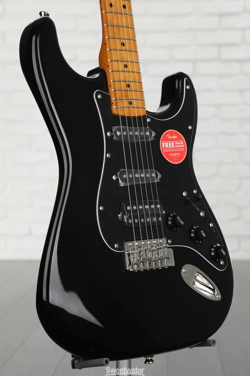  Squier Classic Vibe '70s Stratocaster HSS - Black with Maple Fingerboard