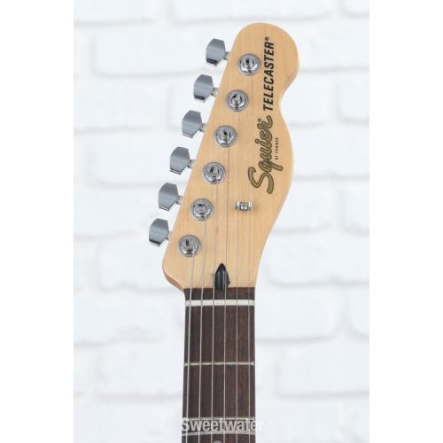  Squier Affinity Series Telecaster Deluxe Electric Guitar - Silver Burst, Sweetwater Exclusive