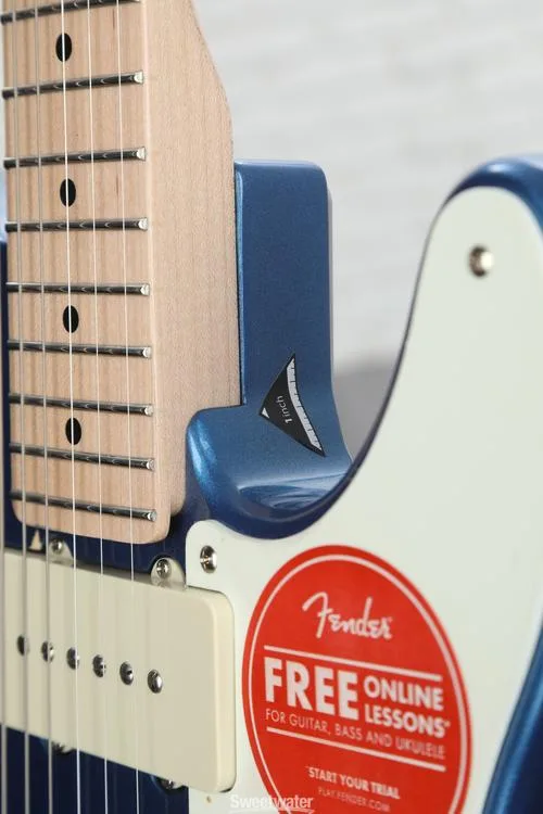  Squier Paranormal Cabronita Telecaster Thinline - Lake Placid Blue with Parchment Pickguard Demo