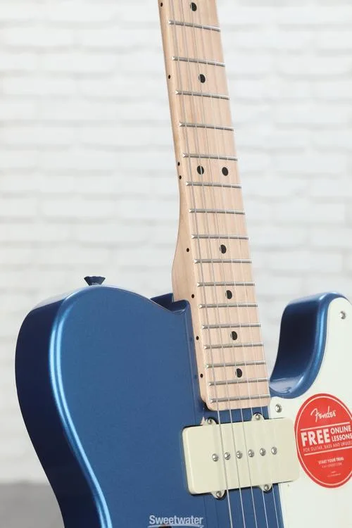  Squier Paranormal Cabronita Telecaster Thinline - Lake Placid Blue with Parchment Pickguard Demo