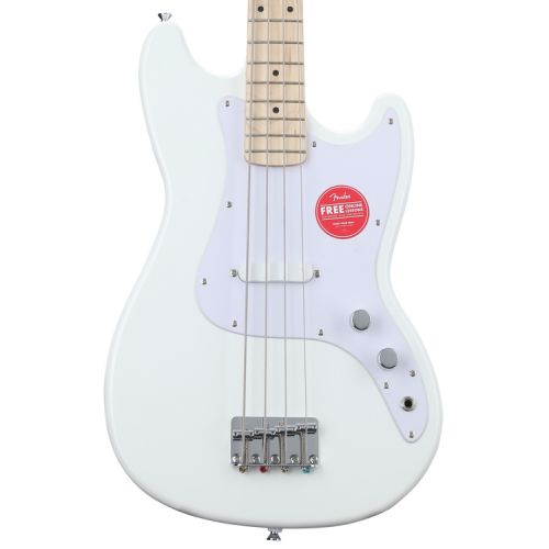  Squier Sonic Bronco Bass Essentials Bundle - Arctic White