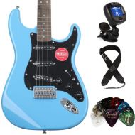 Squier Sonic Stratocaster Electric Guitar Essentials Bundle - California Blue