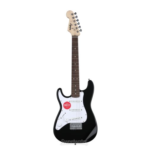  Squier Mini Stratocaster Left-handed Electric Guitar Essentials Bundle - Black