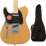 Squier Affinity Series Telecaster Left Handed Electric Guitar with Gig Bag - Butterscotch Blonde with Maple Fingerboard