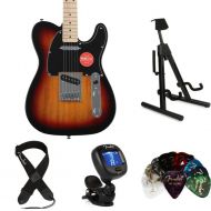 Squier Affinity Telecaster Essentials Bundle - 3TS with Maple Fingerboard
