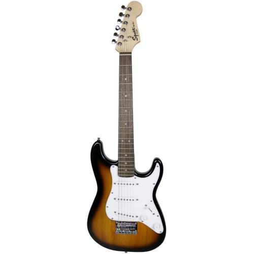 Squier by Fender Mini Strat Electric Guitar - Brown Sunburst