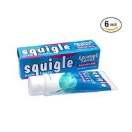 Squigle Canker Sore Toothpaste - Enamel Saver - Helps Prevent Canker Sores (Six - 4 OZ TUBES)
