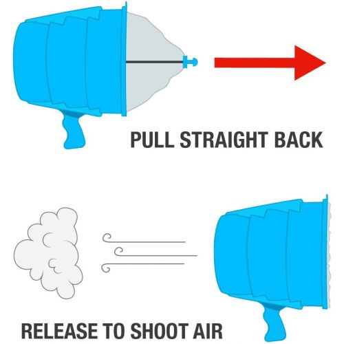  [아마존베스트]Airzooka Air Blaster- Blows Em Away - Air Toy for Adults and Children Ages 6 and Older - Black