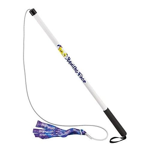  Squishy Face Studio Flirt Pole V2 with Lure - Durable Dog Toy for Fun Obedience Training & Exercise