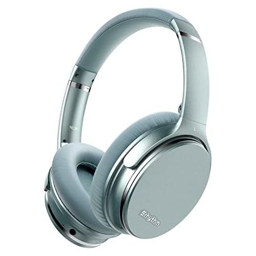  [아마존베스트]Noise cancelling headphones, foldable, wireless, Bluetooth 5.0, Srhythm NC35 over-ear, lightweight, with quick charge, CVC8.0 microphones, mega bass, over 40 hours playtime, low la