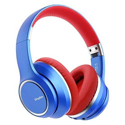  [아마존베스트]Wireless Bluetooth 5.0 Noise Cancelling Headphones, Srhythm 2020 Version, NC15, Over-Ear Foldable Headphones with Microphones for Online Teaching, Home, Office, TV, PC, Mobile Phon