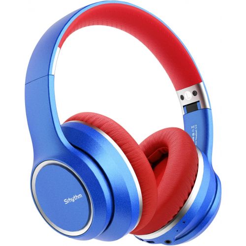  [아마존베스트]Wireless Bluetooth 5.0 Noise Cancelling Headphones, Srhythm 2020 Version, NC15, Over-Ear Foldable Headphones with Microphones for Online Teaching, Home, Office, TV, PC, Mobile Phon