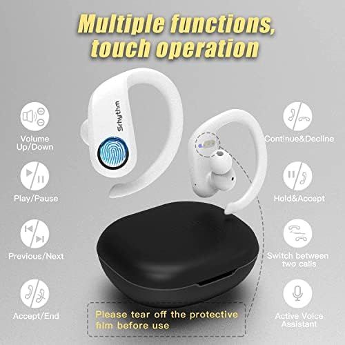  [아마존베스트]Wireless In-Ear Bluetooth Headphones V5.0, Srhythm Soulmate S2 Wireless Earphones with Apt-X/Low Latency, CVC8.0 Microphones, 32 Hours Battery Life, Voice Assistant for Sports, Tra