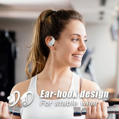  [아마존베스트]Wireless In-Ear Bluetooth Headphones V5.0, Srhythm Soulmate S2 Wireless Earphones with Apt-X/Low Latency, CVC8.0 Microphones, 32 Hours Battery Life, Voice Assistant for Sports, Tra