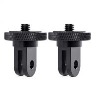 Sruim Camera Tripod Mount for Gopro Adapter, 2Pcs 1/4-20 Screw Conversion Adapter for Gopro Hero10, Insta360 ONE X2, Go 2, Xiaomi Yi and Other Action Cameras