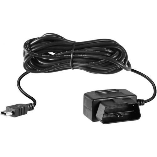  [아마존베스트]OBD2 OBD Power Cable for Dash Camera, Ssontong OBD to Mini USB OBDII Adapter Hardwire Charger Cable 24 Hours Surveillance and Acc Two Mode