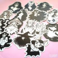 /Sssonny Monster Girl 3 inch Vinyl Stickers