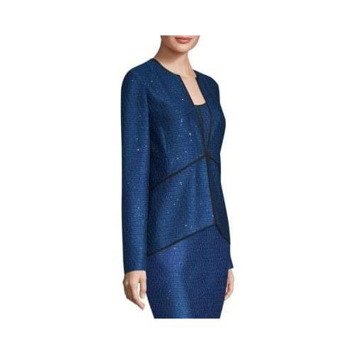  St. John Luster Sequin-Knit Jacket