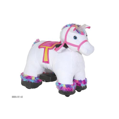  6 Volt Stable Buddies Willow Unicorn Plush Ride-On by Dynacraft