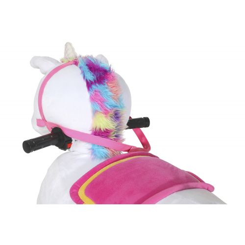  6 Volt Stable Buddies Willow Unicorn Plush Ride-On by Dynacraft