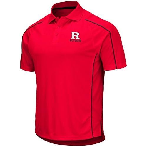  Stadium Athletics Rutgers Scarlet Knights NCAA Bunker Mens Performance Polo Shirt