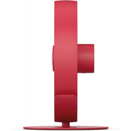 Stadler Form Tischventilator Tim, kuehlt leise mit stufenlosem Drehzahlregler, mit USB-Anschluss, ideal fuer Schlafzimmer und Buero, chili red