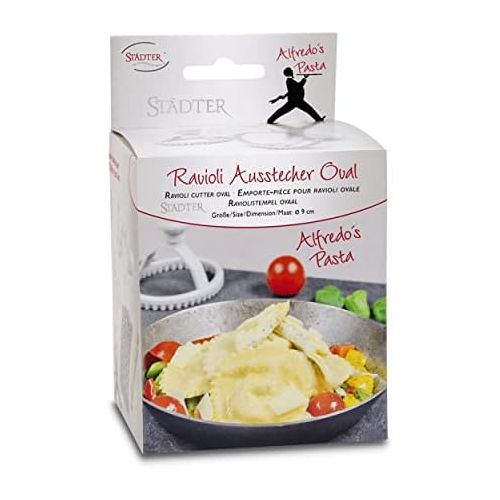  [아마존베스트]Staedtler Stadter ST988163Alfredos Pasta ravioli cutter oval white