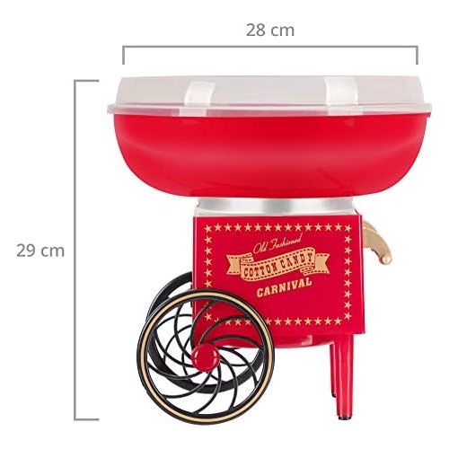  [아마존베스트]Stagecaptain CFM-500 Candy Floss Machine for Home - Cotton Candy Maker for Childrens Birthday Parties - 500 W Power for Short Warming Time - Suitable for Sugar or Sweets - Easy to