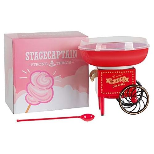  [아마존베스트]Stagecaptain CFM-500 Candy Floss Machine for Home - Cotton Candy Maker for Childrens Birthday Parties - 500 W Power for Short Warming Time - Suitable for Sugar or Sweets - Easy to