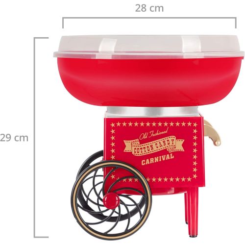  [아마존베스트]Stagecaptain CFM-500 Candy Floss Machine for Home - Cotton Candy Maker for Childrens Birthday Parties - 500 W Power for Short Warming Time - Suitable for Sugar or Sweets - Easy to