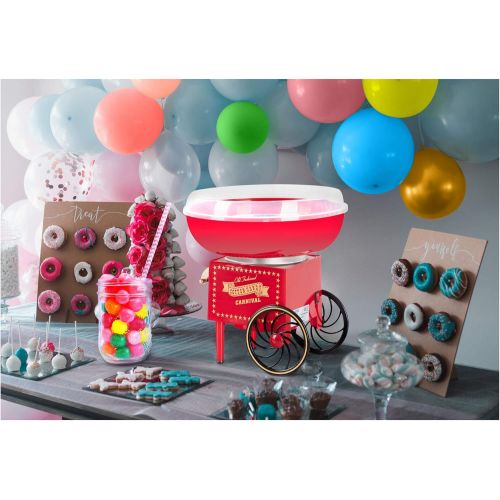  [아마존베스트]Stagecaptain CFM-500 Candy Floss Machine for Home - Cotton Candy Maker for Childrens Birthday Parties - 500 W Power for Short Warming Time - Suitable for Sugar or Sweets - Easy to