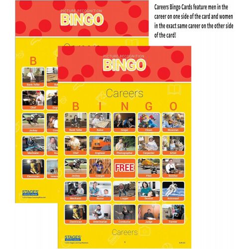  Stages Learning Materials Link4fun Real Photo Bingo 5-Game Set for Family, Preschool, Kindergarten, and Elementary Education: 180 Picture Cards + App