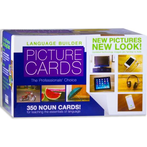  Stages Learning Materials Language Builder Flashcards, Noun Flashcards, Autism Learning Picture Cards