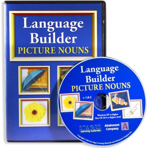  Stages Learning Language Builder Picture Noun Autism Software for ABA Therapy and Speech Articulation