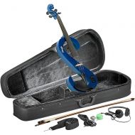 Stagg EVA 44 BK Silent Viola Set with Soft Case and Headphones - Black