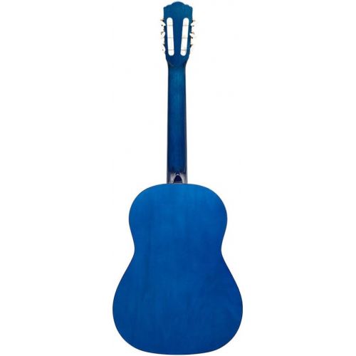  Stagg 6 String Classical Guitar, Right, Blue, Full Size (SCL50-BLUE)