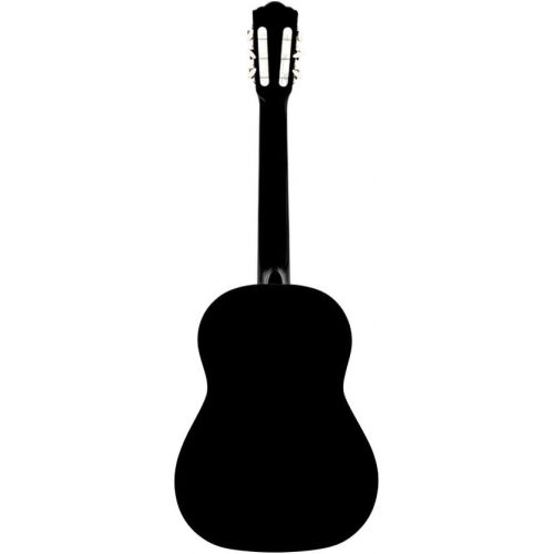  Stagg 6 String Classical Guitar, Right, Black, Full Size (SCL50-BLK)