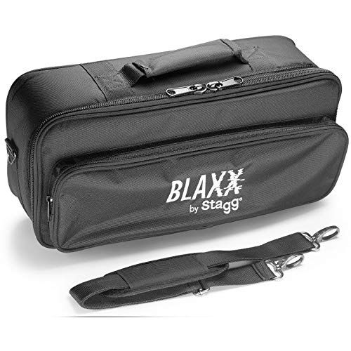  Blaxx by Stagg Wood Mini Effects Pedal Board with Carrying Bag #BX WOOD PB MINI