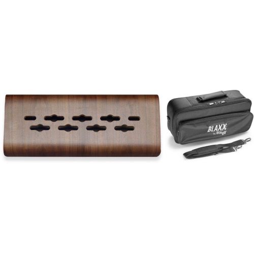  Blaxx by Stagg Wood Mini Effects Pedal Board with Carrying Bag #BX WOOD PB MINI