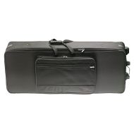Stagg KTC-145 XD Extra Deep Keyboard Case with Wheels & Thick Foam Padding - Black