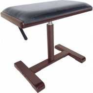 Stagg PBH 740 RWM VBK Hydraulic Piano Bench-Matte Rosewood with Velvet Black Top