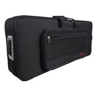 Stagg KTC-150Y Keyboard Lightweight Soft Case with Wheels, Black (