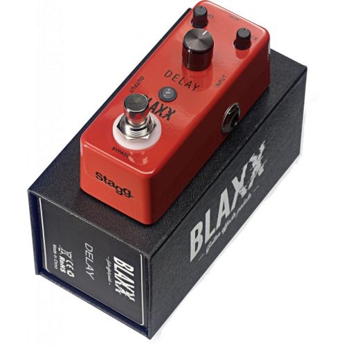  Stagg BX-DELAY BLAXX Series Delay Effect Pedal for Guitar