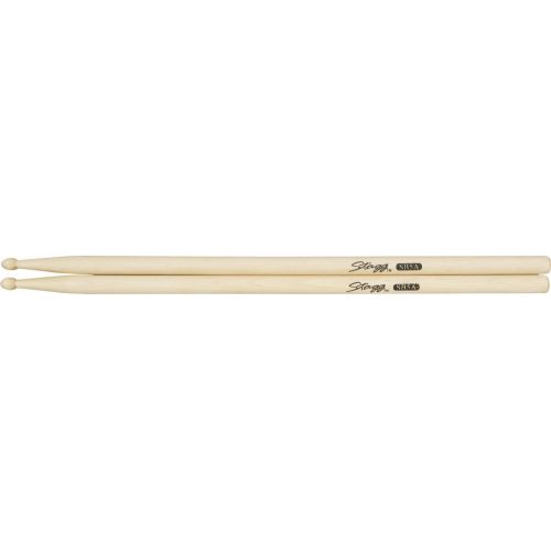  Stagg 12 Pair Birch Drumsticks 5A